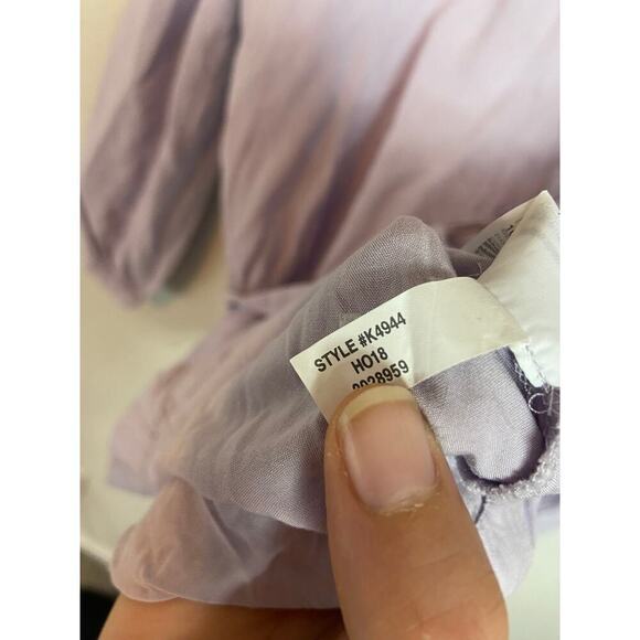 J crew lilac purple wrap top sice 2 - Picture 3 of 3